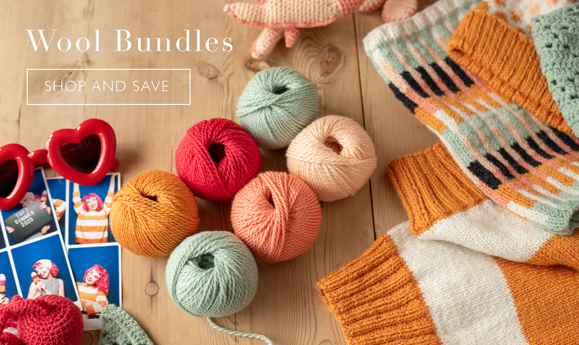Wool bundles shop save discount free yarn toft summer